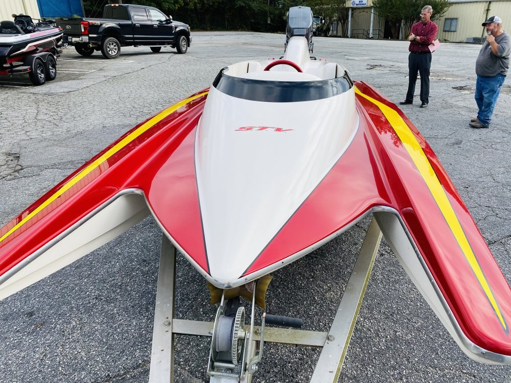Boat ready for a day out on the water